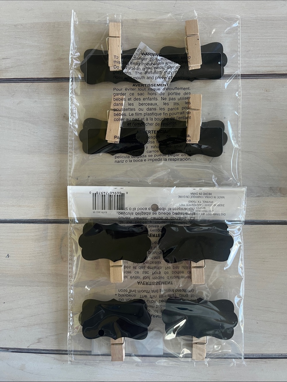 Chalkboard Clothespins 8 ct by Recollections